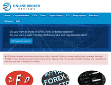 Tablet Screenshot of onlinebroker-reviews.com